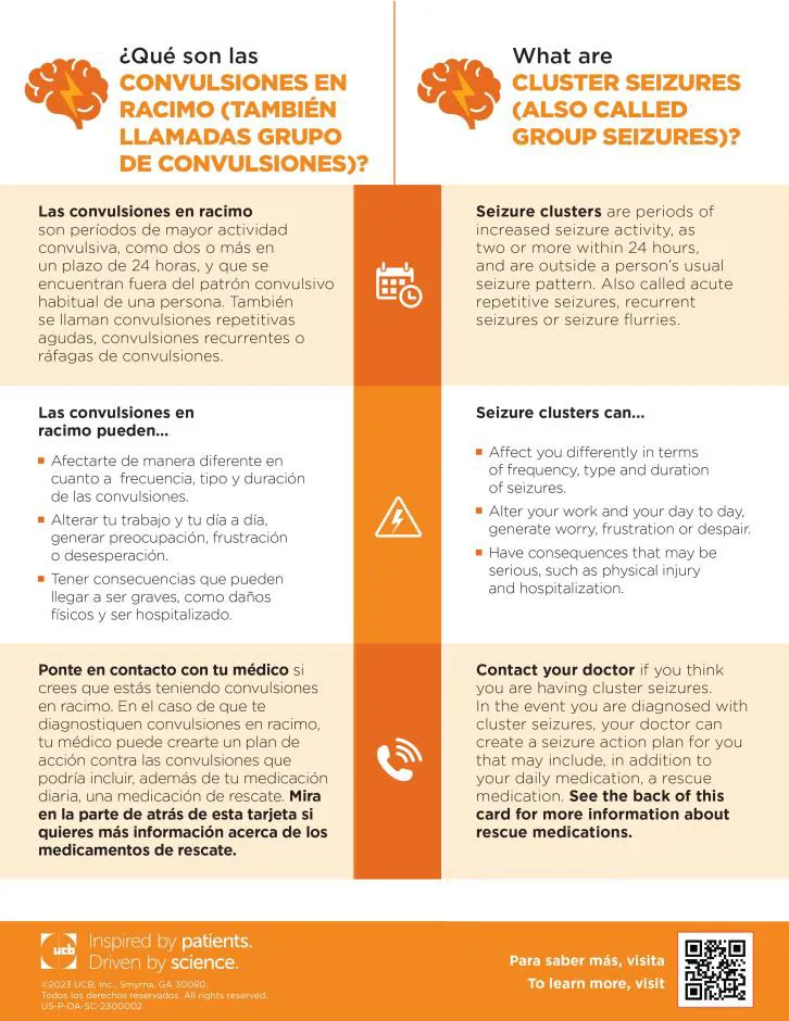 Qué son las CONVULSIONES EN RACIMO (TAMBIÉN LLAMADAS GRUPO DE CONVULSIONES)