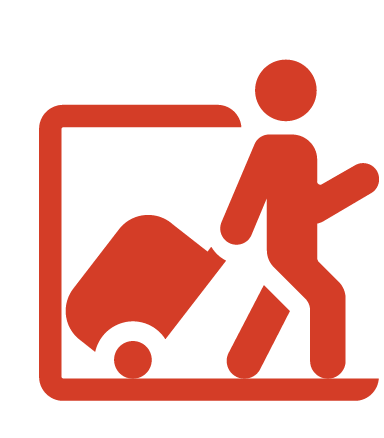 Traveling icon